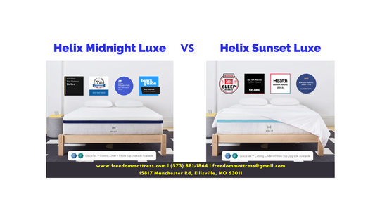 What is the Best Mattress: Helix Midnight Luxe vs. Helix Sunset Luxe